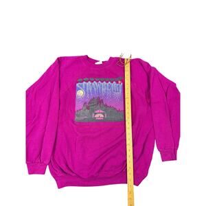 Vintage 1983 Strawberry Spring Music Festival Sweatshirt Magenta USA Made XL